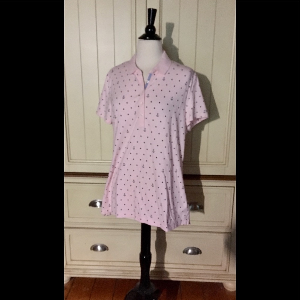 ⚓️Tommy Hilfiger anchors & dots classic fit polo⚓️